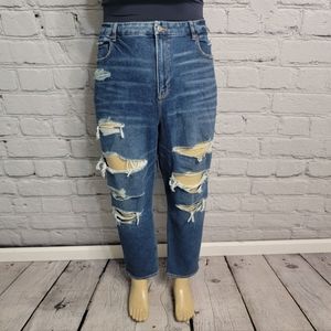 American Eagle Stretch Curvy Mom Jeans